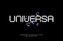 Universa - Futuristic Font