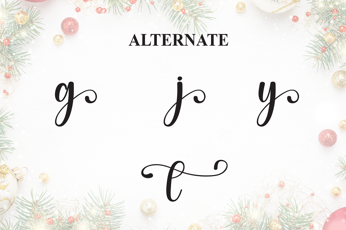 Merry Christmas | Script Font, a Handwritten Font by Scratchones (Photo 8 of 8)