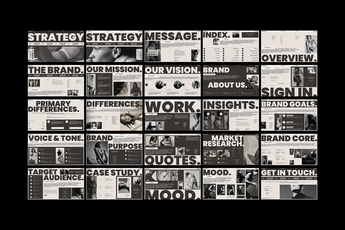 VIXA | Brand Strategy Presentation, a Presentation Template by Studio Temply (Photo 12 of 12)