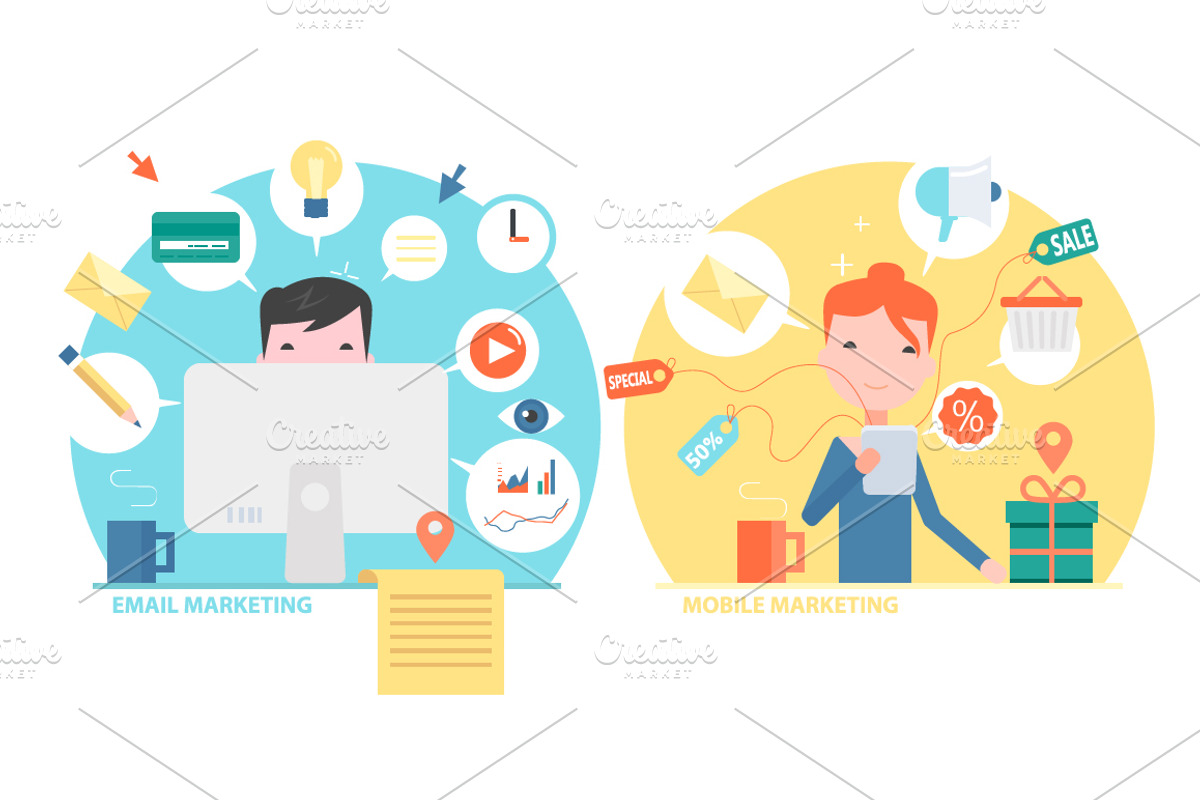 Marketing Concepts, an Outline Icon by ANNO Graphics (Photo 2 of 3)