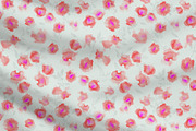 Hand Painted Pink Floral Pattern, a Pattern Graphic by MartinShop (Thumbnail 2 of 10)