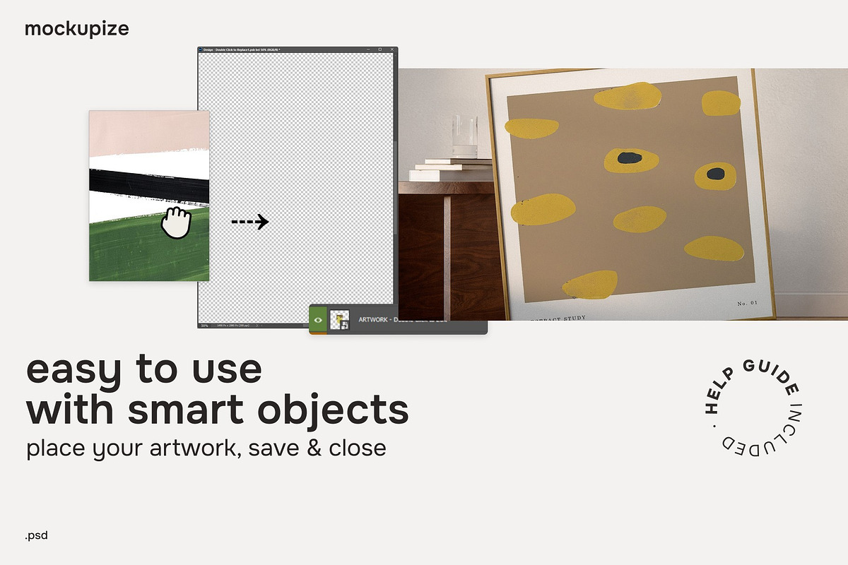 Square Person Holding Frame Mockup, a Household Mockup by mockupize (Photo 3 of 7)