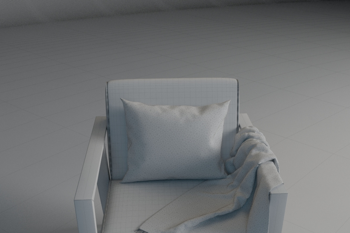 Ikea Ekenaset Chair, a Furniture 3D Model by NOMODOL (Photo 7 of 7)