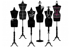 Mannequin Silhouette ClipArt