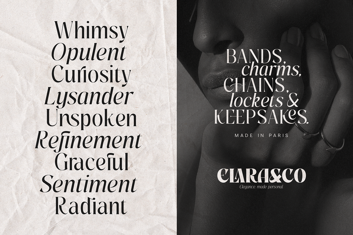 Pure Motif - An Elevated Serif Font, a Serif Font by VP Fonts (Photo 9 of 27)