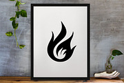 Fire Silhouette SVG, an Object Illustration by newminddesign (Thumbnail 3 of 3)