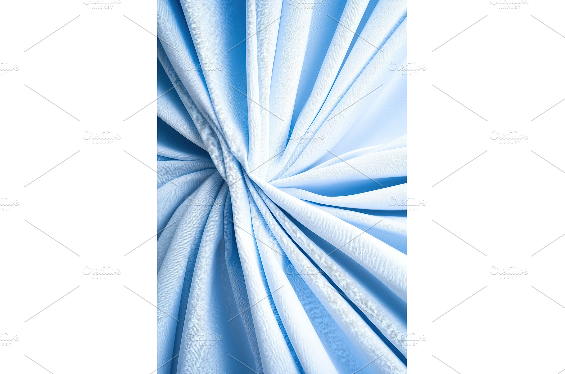Light Blue Fabric Swirl Abstract, an Abstract Photo by Lermont51
