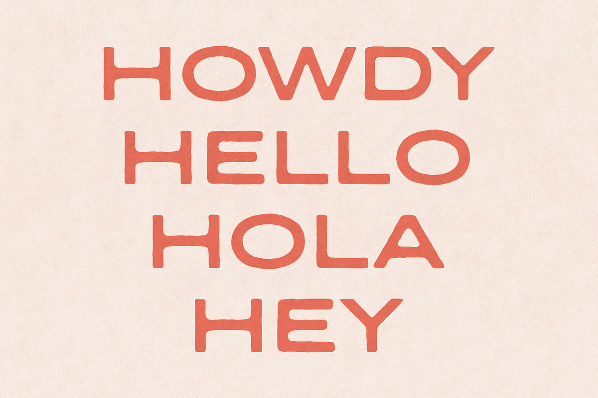 Western Sunset Sans Serif Font, a Sans Serif Font by Lanastace Studio (Photo 4 of 12)