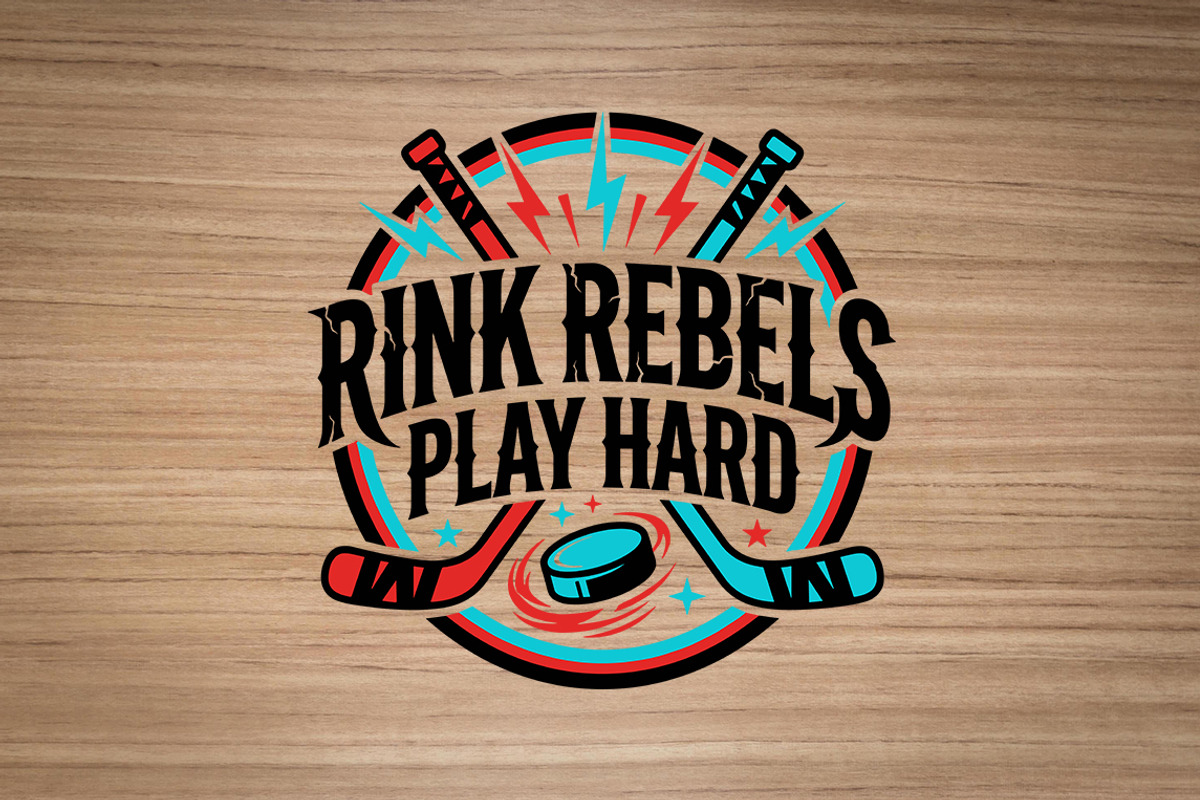 Hockey T-Shirt Design Graphic, an Object Graphic by balal (Photo 2 of 3)