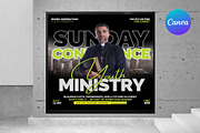 Youth Ministry Flyer  Editable Canva, a Graphic by graphicforest (Thumbnail 1 of 3)
