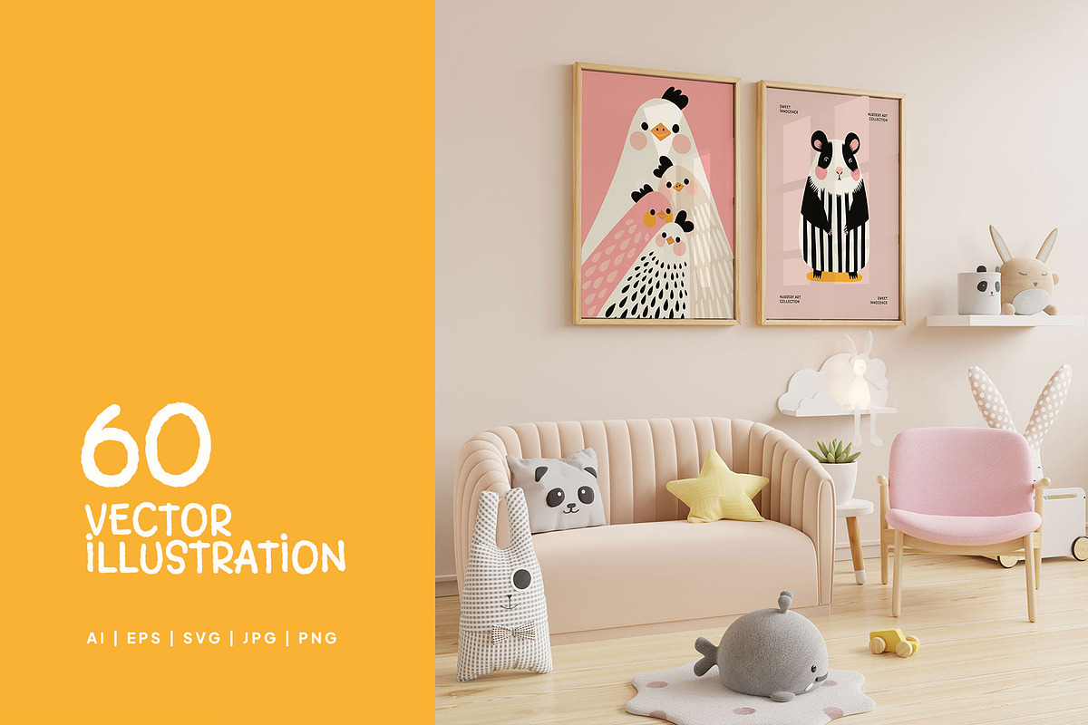 Nursery Art | Poster Builder, an Object Graphic by KetteCreate (Photo 12 of 13)