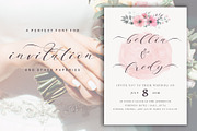Brainlove - Beautiful Script, a Script Font by Aldedesign (Thumbnail 2 of 7)