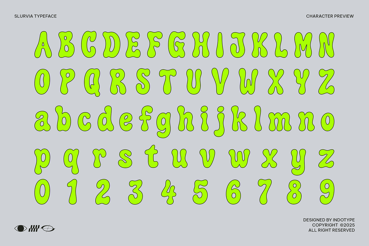 Slurvia - Display Liquid Font, a Font by Indotype Foundry (Photo 3 of 10)