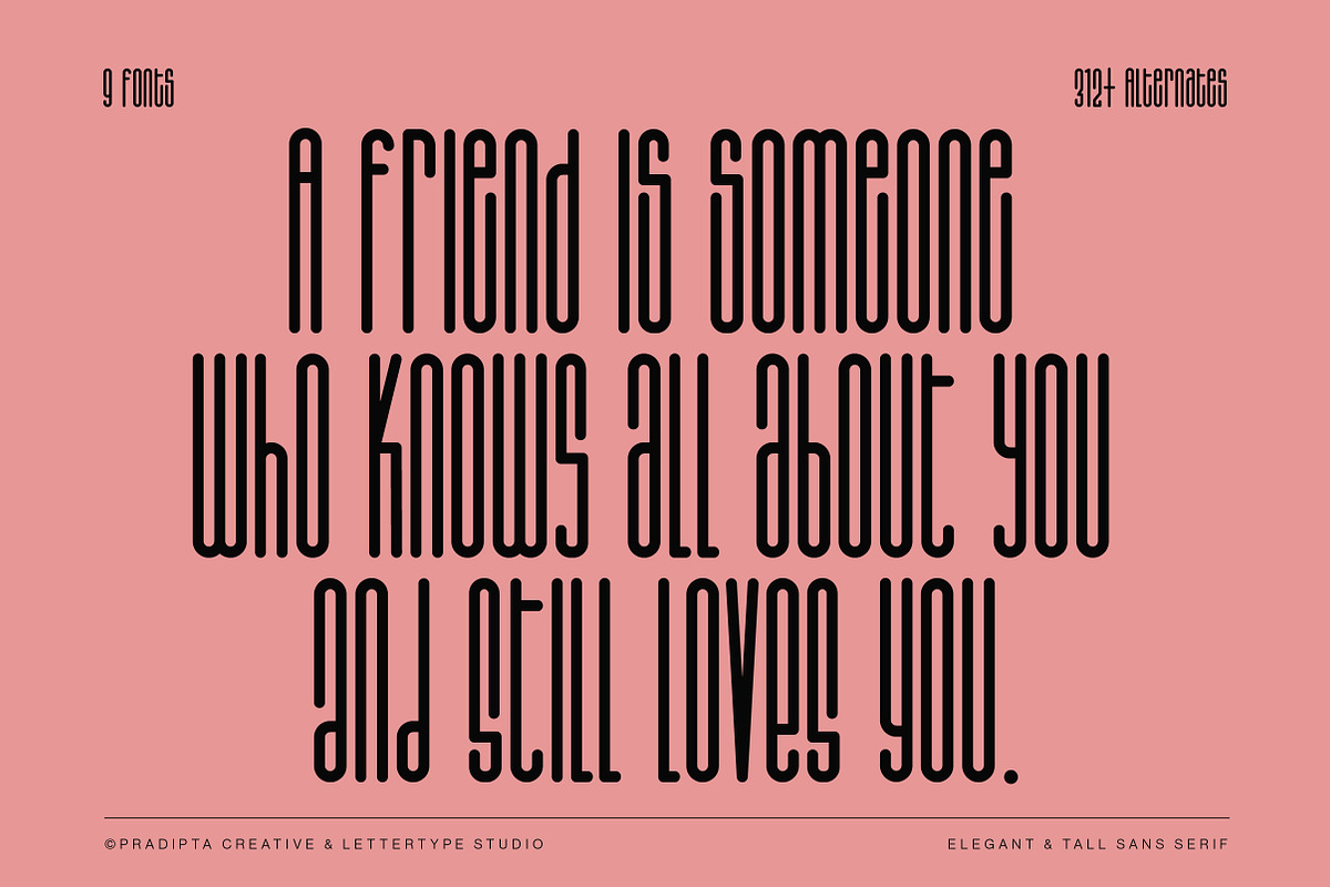 Salvegy Elegant & Tall Sans Serif, a Sans Serif Font by Lettertype Studio (Photo 9 of 15)