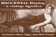 Brockwell Display - OTF & WOFF Fonts, a Serif Font by Vertigo Creative Products (Thumbnail 2 of 3)