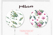 Floral Patterns Bundle 90% OFF, a Pattern Graphic by Spasibenko Art (Thumbnail 3 of 21)