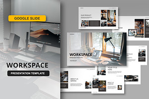 Workspace Google Slide Template, a Presentation Template by Spesifikstd