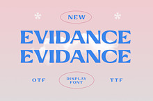 Evidance - Display Font