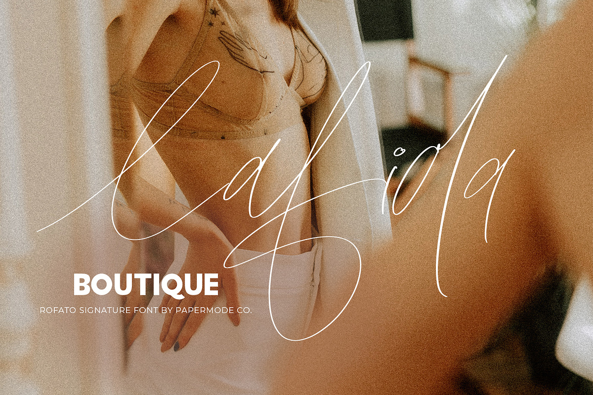 Rofato, a Script Font by Papermode Co. (Photo 2 of 9)