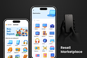 Reselling marketplace App | DeliSell, an UI Kit Template by Opus LabWorks (Thumbnail 6 of 6)