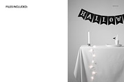 Halloween Scene & Tablecloth Mockup, a Household Mockup by creatsy5 (Thumbnail 2 of 5)