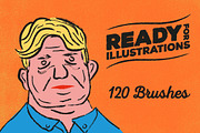120 Brush Pens for Adobe Illustrator, a Brush Add-On by Guerillacraft (Thumbnail 4 of 5)
