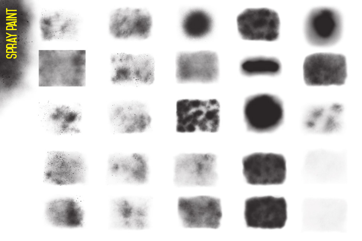 Paint it - Brush and Spray Textures, a Texture Graphic by Nathan Knight Design (Photo 4 of 5)