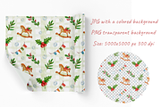 Christmas Decorations Watercolor Set, a Seasonal Illustration by Irina Avdeeva (Thumbnail 8 of 13)