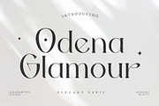 Odena Glamour - Modern Serif, a Serif Font by Salamahtype (Thumbnail 1 of 10)