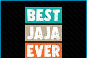 Father’s Day Best Jaja Ever SVG PNG, a Graphic by Creativeusart (Thumbnail 3 of 4)
