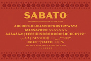Sabato – Sans & Serif in Four Styles, a Serif Font by Komet & Flicker (Thumbnail 12 of 12)