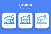3552 Unigrid Bluetone icons, a Duotone Icon by Icojam store (Thumbnail 2 of 14)