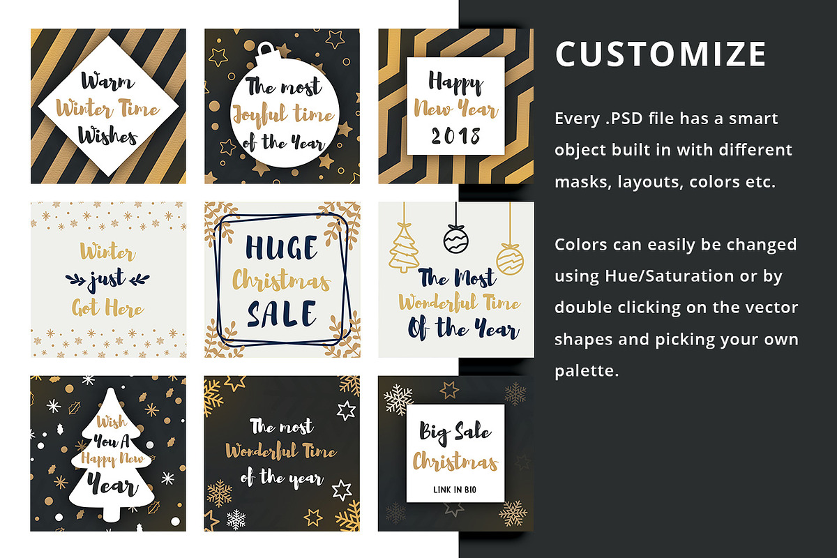 SALE! Animated Christmas Kit, a Social Media Template by Brandspark (Photo 5 of 9)