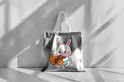 Kawaii Pastel Bunny Autumn Cafe, an Animal Illustration by Blumensdiary (Thumbnail 6 of 7)