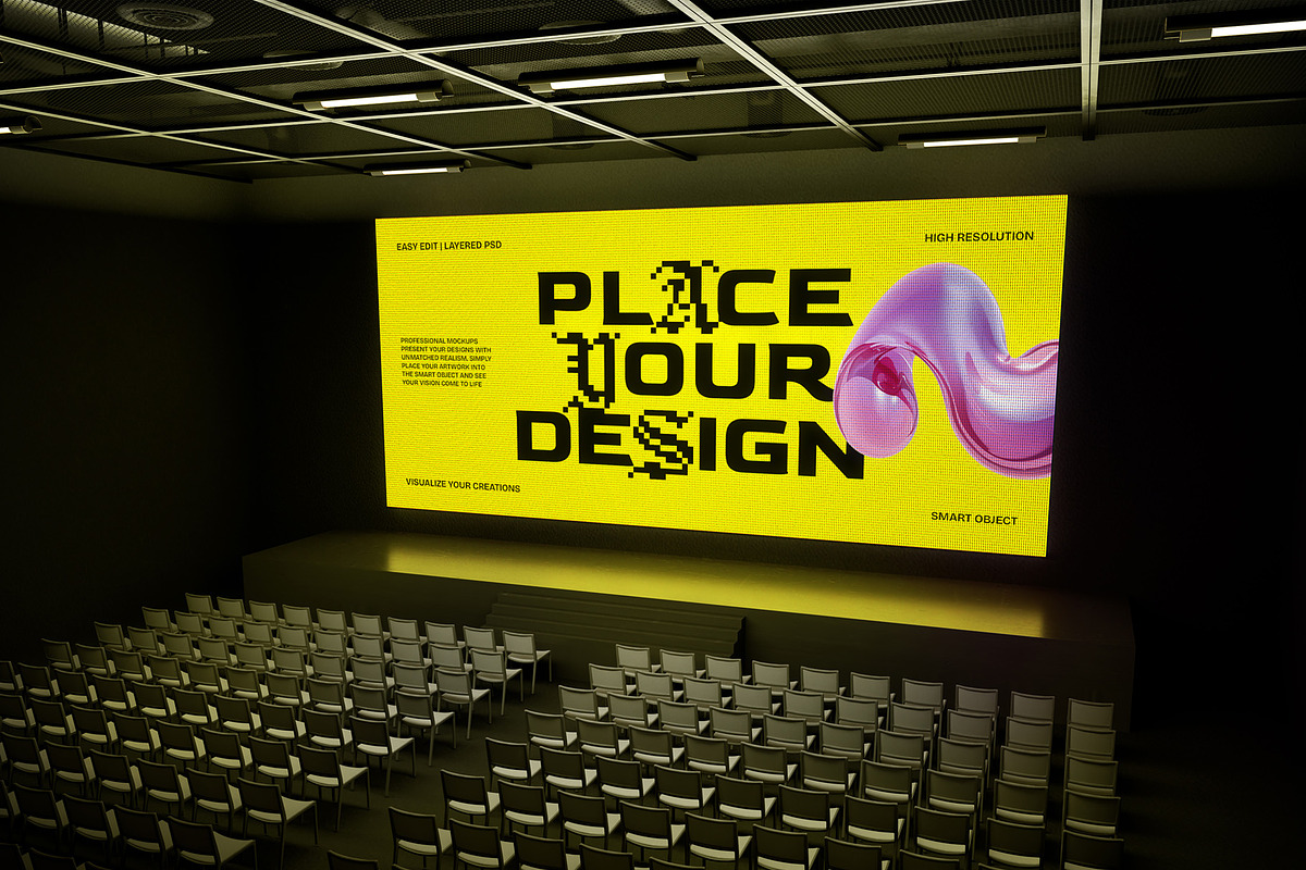 Digital Screen Mockup, an Advertising Mockup by Jiwstudio (Photo 8 of 8)