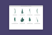 Azure Pressed Botanical PNG Pack, an Object Graphic by Custom Scene (Thumbnail 3 of 8)
