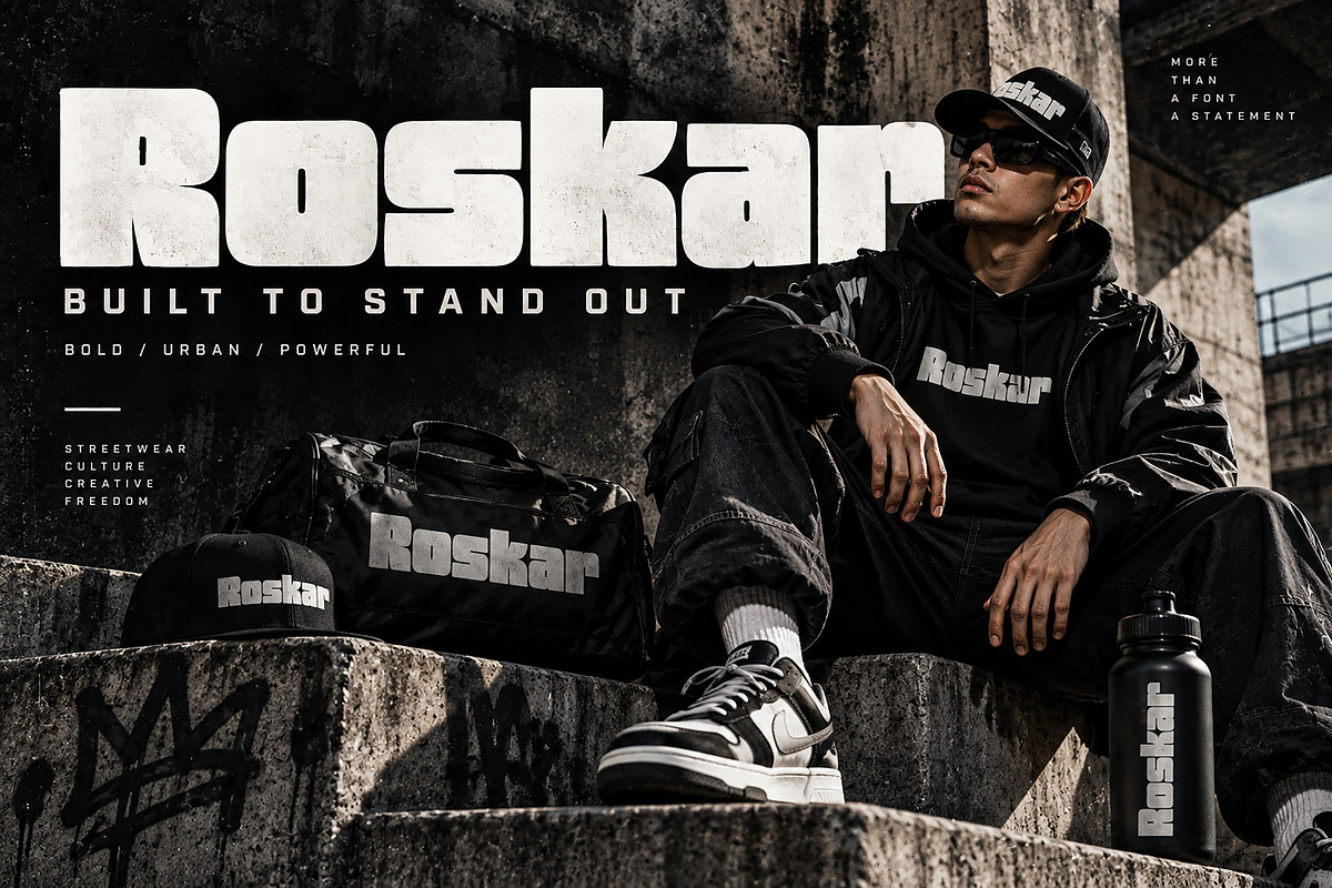 Roskar, a Slab Serif Font by Wow Magic (Photo 3 of 5)