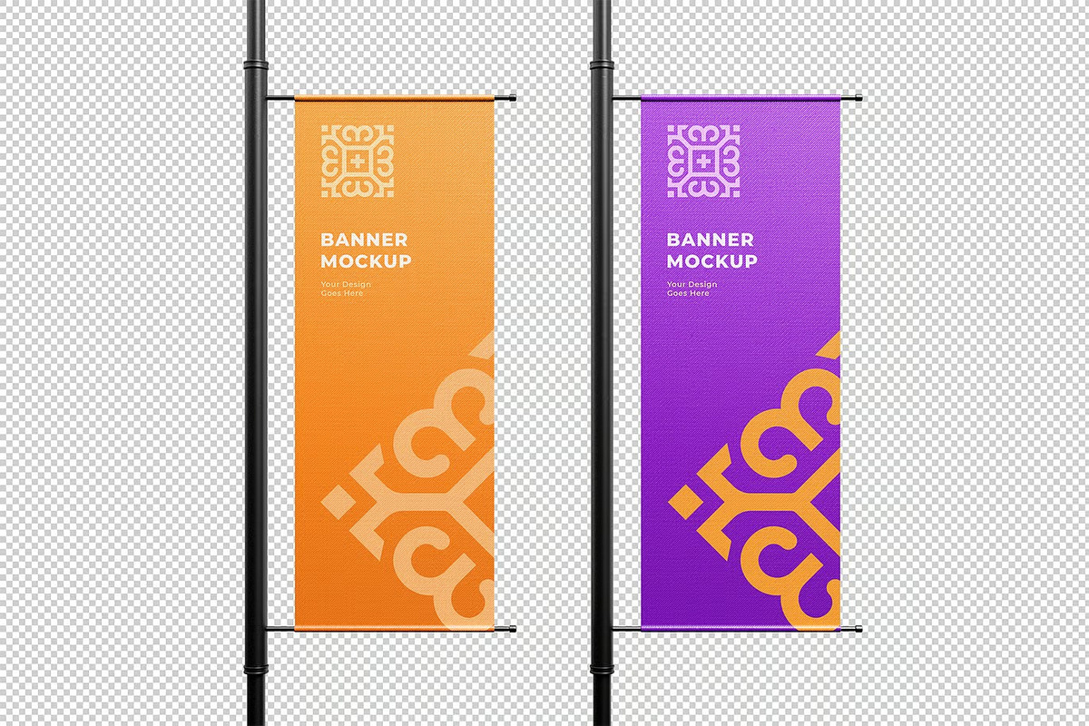 Vertical Banner Mockup, an Advertising Mockup by zpackcreative (Photo 4 of 4)