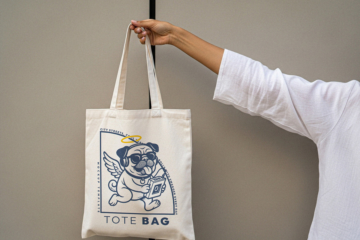 Tote Bag Mockup, a Packaging Mockup by Designer Dude