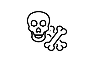 Bones Crossbones Icon