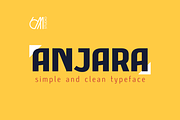 Anjara ~ Modern Font Family, a Sans Serif Font by 611 Studio (Thumbnail 1 of 7)