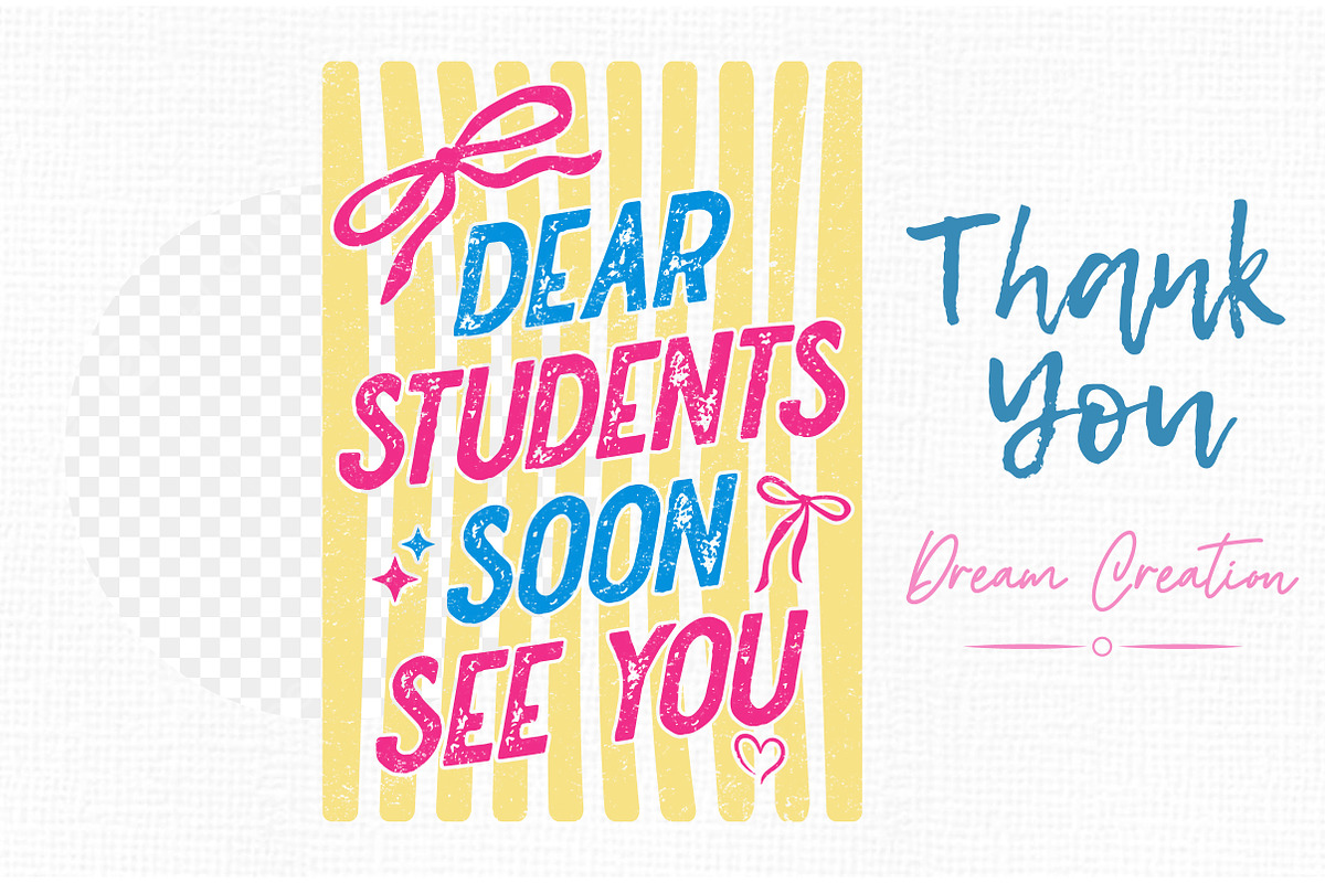 Teacher Summer School Holiday Bundle, a Work Illustration by Dream Creation (Photo 7 of 7)