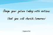 Oryglance Hand-Lettering Font, a Handwritten Font by ResumeFabs (Thumbnail 4 of 7)