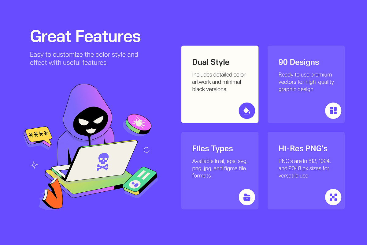 90 Digital Product UX Illustrations, a Technology Illustration by Creative Stall (Photo 2 of 13)