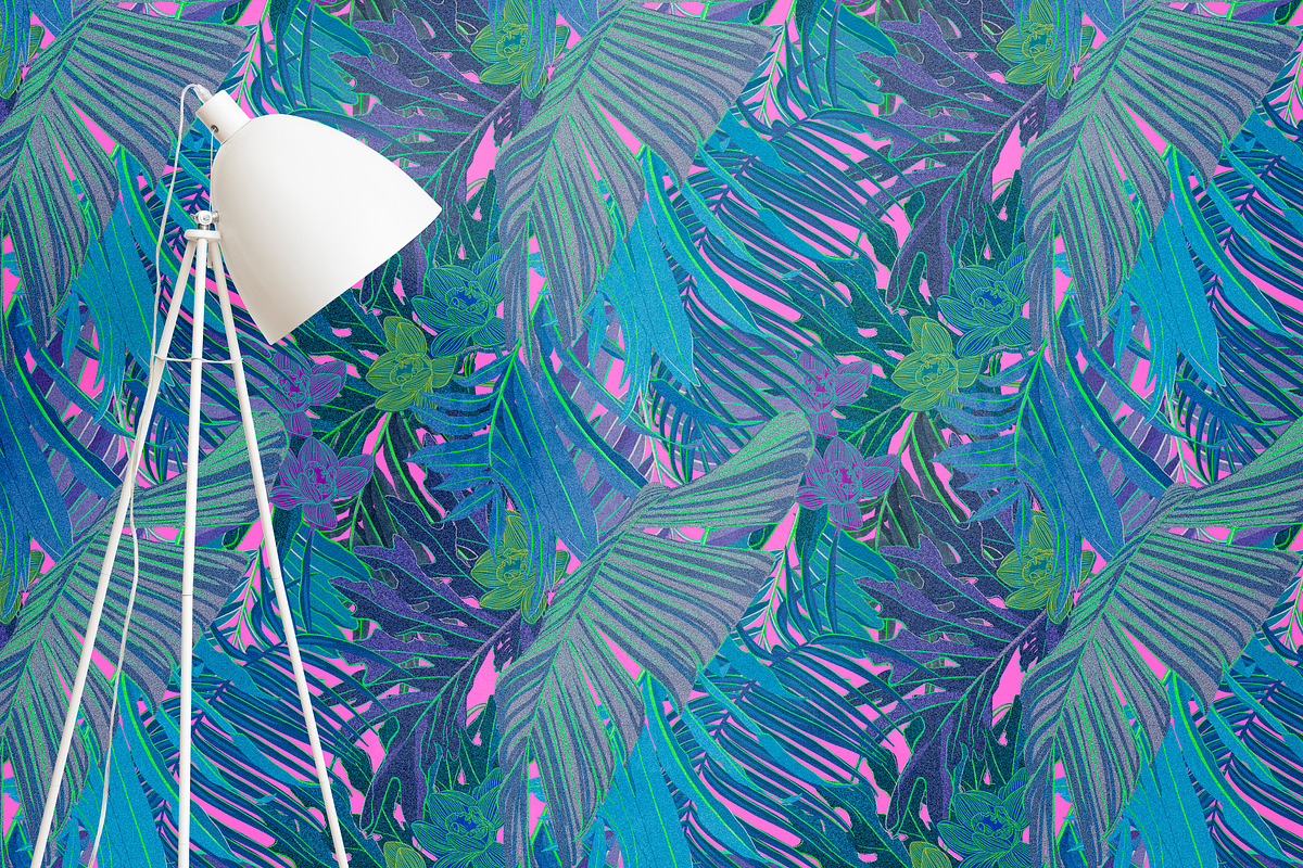 NEON ORCHID seamless patterns, a Pattern Graphic by ANAKOTO (Photo 15 of 18)