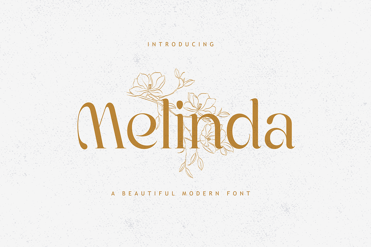 Melinda Elegant Modern Font, a Sans Serif Font by Jaruka (Photo 1 of 10)