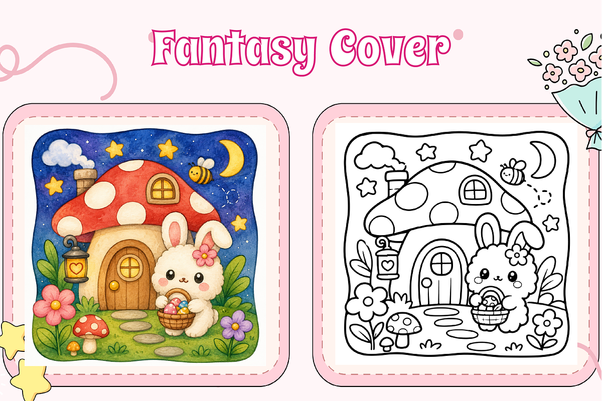 Fuzzy Dreamland Cute & Comfy Color, an Animal Illustration by Design Zone (Photo 2 of 4)