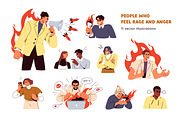 People feeling anger, rage set, a Person Illustration by Good Studio (Thumbnail 1 of 12)