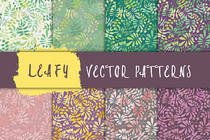 Vector Seamless Leaves Pattern