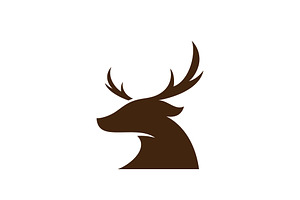 Deer head creative logo design, a Branding & Logo Template by T.Vooka